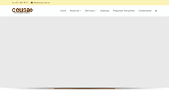 Desktop Screenshot of ceusa.com.co